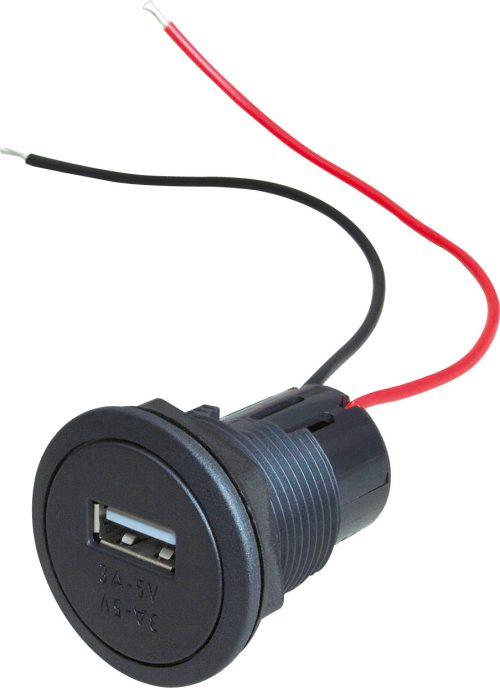 Pro Car USB Einbausteckdose 1x USB  - 12 / 24 V Einbausteckdosen von ProCar