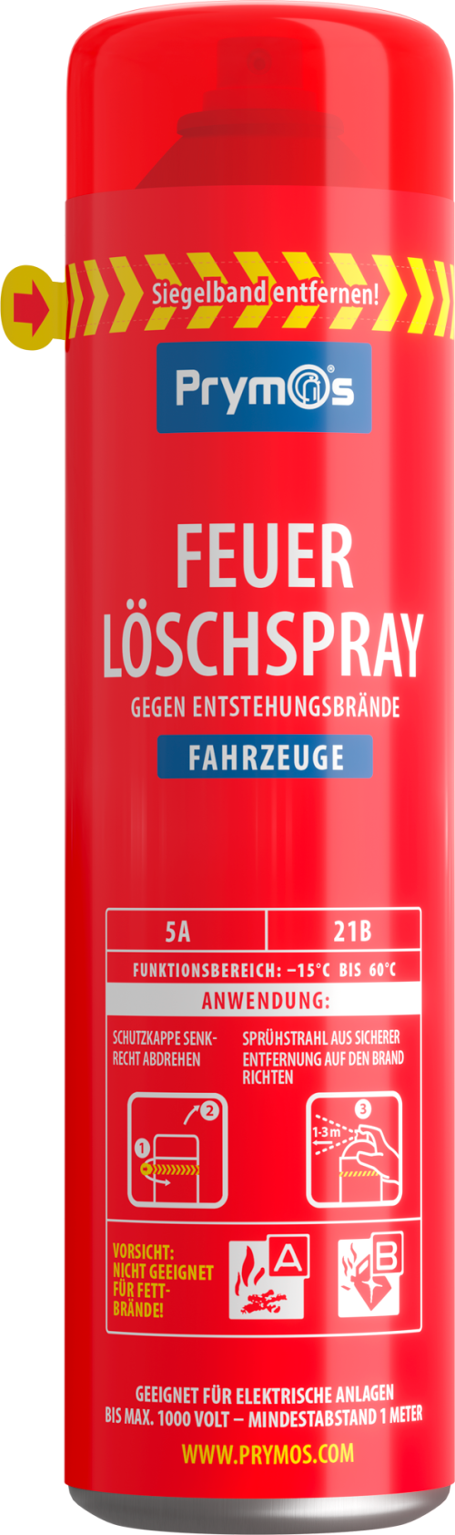 Prymos Feuerlöscherspray Fahrzeuge 600 ml - Feuerlöscher