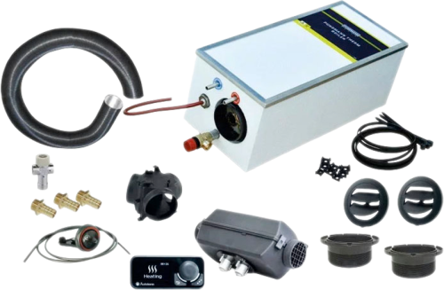 Pundmann Warmduscher-Set 12V / 200 W / Air 4D / 9 Liter - Wasserboiler & Thermen