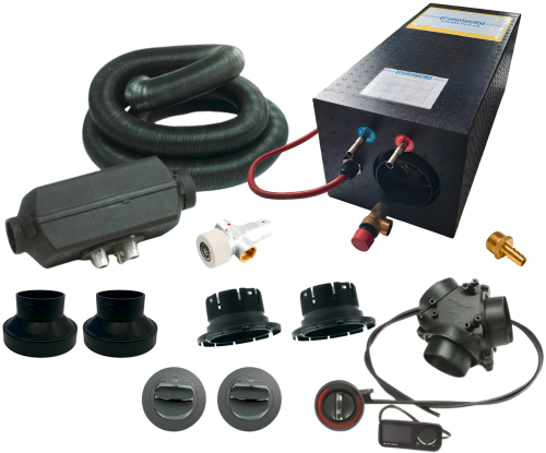 Pundmann Warmduscher-Set 9 l Air 2D 230 V / 500 W  - Wasserboiler & Thermen