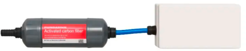 Pundmann fluviSHIELD micro Trinkwasseraufbereitung mit Aktivkohlefilter Wasserdurchfluss 2 Liter pro Minute  12 V   - Trinkwasseraufbereitung
