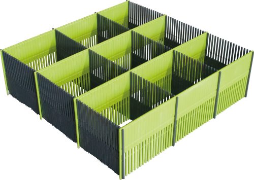 Purvario by Dörr Stauleisten Maxxi 8er Set Pure Lemon - Ordnungssysteme