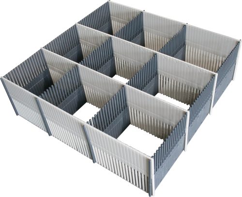 Purvario by Dörr Stauleisten Maxxi  8er Set Pure Light - Ordnungssysteme