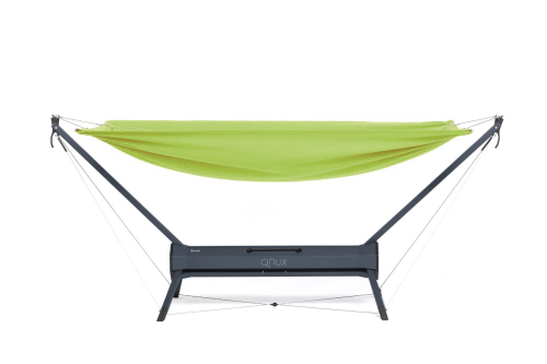 QNUX Travel Bed (Arcan Grau, Natura Grün) - Hängematten
