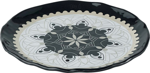 Rebel Outdoor Dessertteller 22 cm schwarz  - Teller