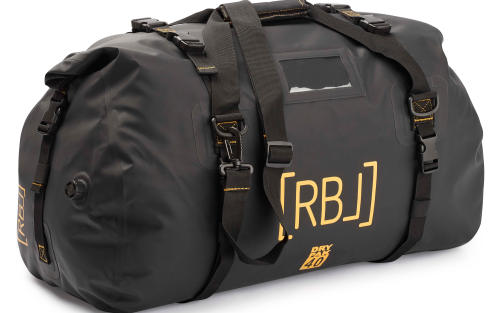 Rebel Outdoor Duffelbag / Wochenendtasche wasserdicht mit Roll-Top Verschluss 40 Liter schwarz - Wasserdichte Taschen & Beutel