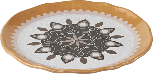 Rebel Outdoor Essteller 27 cm braun  - Teller