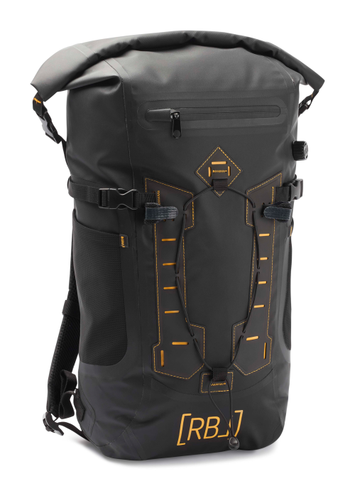 Rebel Outdoor Rucksack mit Rolltop-Verschluss 25 Liter schwarz - Tagesrucksäcke & Wanderrucksäcke