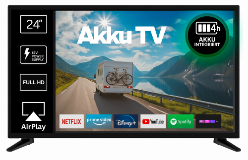 Reflexion LEDA24OSBT Smart LED Akku Fernseher mit webOS 24 Zoll - Fernseher