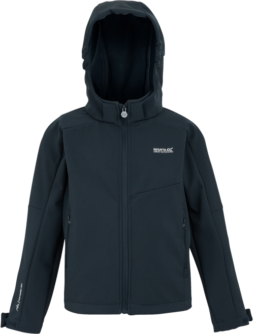 Regatta Acidity VIII Kindersoftshelljacke dunkelblau 128 - Kinderjacken