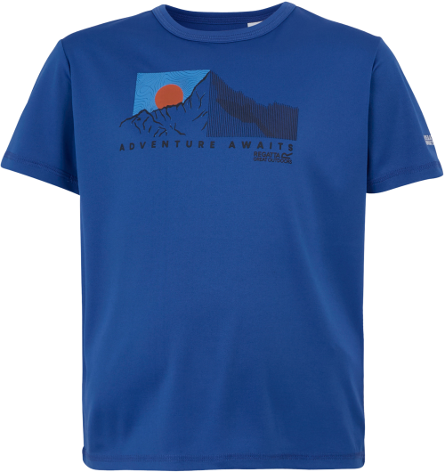 Regatta Alvarado IX Kinder T-Shirt blau 116 - Kinder T-Shirts & -hemden