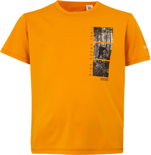 Regatta Alvarado IX Kinder T-Shirt gelb 116 - Kinder T-Shirts & -hemden