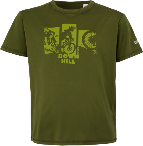 Regatta Alvarado IX Kinder T-Shirt grün 176 - Kinder T-Shirts & -hemden