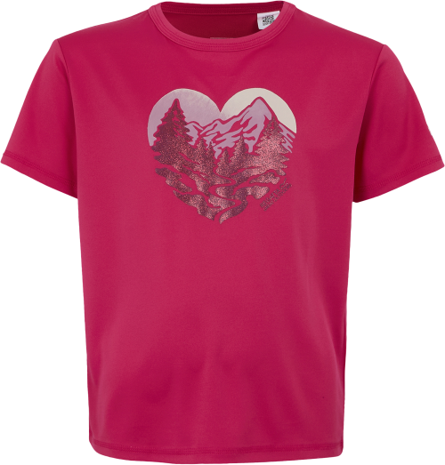 Regatta Alvarado IX Kinder T-Shirt pink 116 - Kinder T-Shirts & -hemden