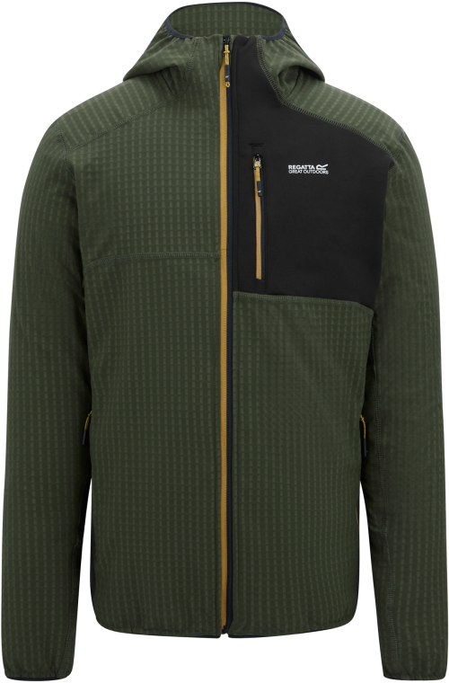 Regatta Alven Herren Fleecejacke dunkelgrün L - Herrenjacken