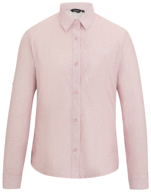 Regatta Anti-Insect Travel Light Damen Langarmbluse rosa 46 - Damenshirts, -blusen & -pullover
