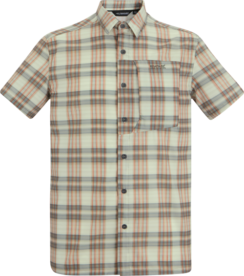 Regatta Anti-Insect Travel Light Herren Kurzarmshirt rot L - Herrenshirts, -hemden & -pullover