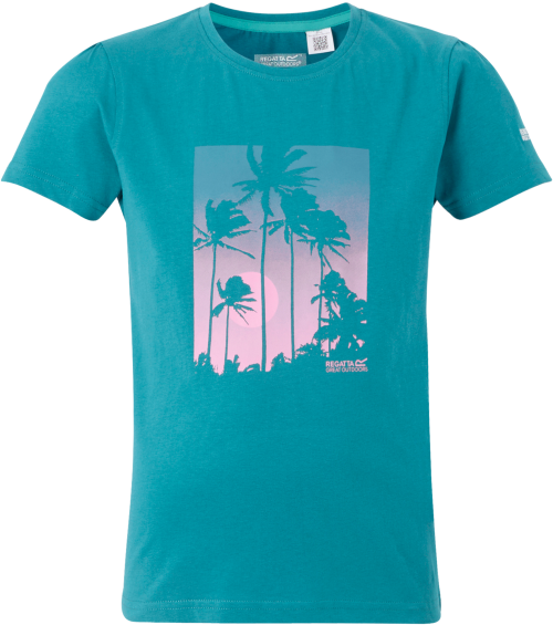 Regatta Bosley VIII Kinder T-Shirt türkis 104 - Kinder T-Shirts & -hemden