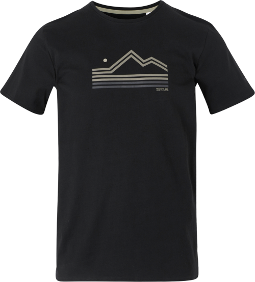 Regatta Breezed V Herren T-shirt schwarz M - Herrenjacken