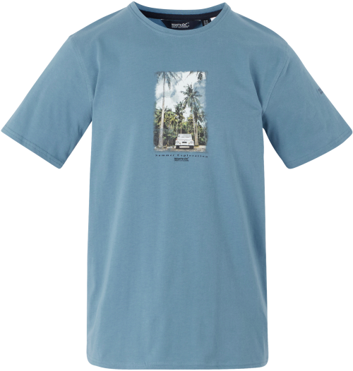 Regatta Cline IX Herren T- Shirt hellblau XXXL - Herrenshirts, -hemden & -pullover