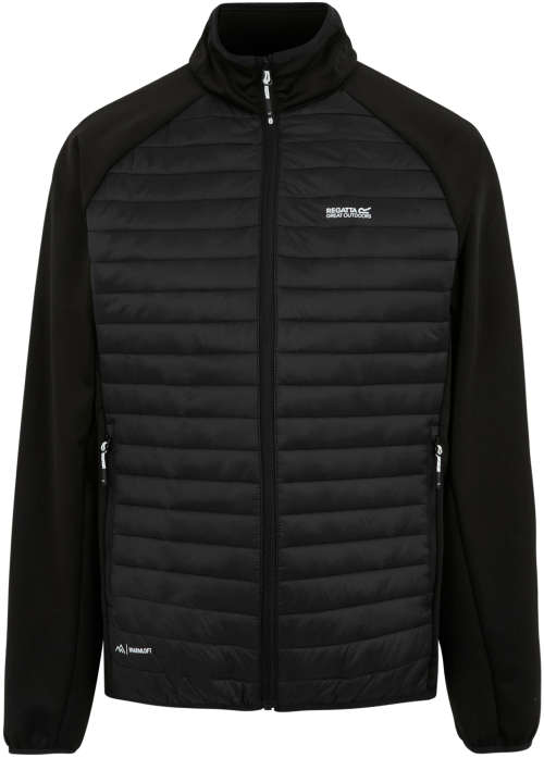 Regatta Clumber Herren Hybridjacke schwarz XL - Herrenjacken