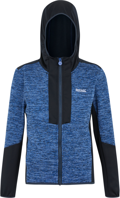 Regatta Dissolver X Kinder Fleecejacke mit durchgehendem Reißverschluss dunkelblau 128 - Kinderjacken