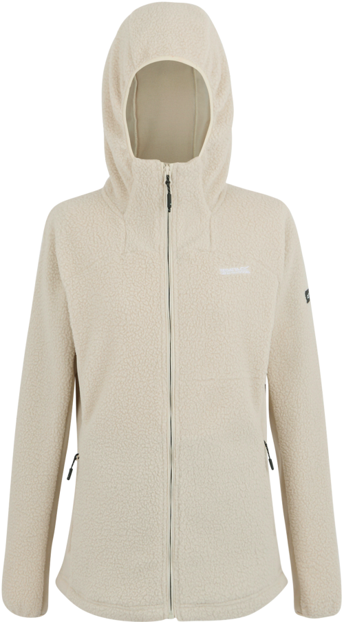 Regatta Elinn Damen Fleecejacke mit Kapuze beige 44 - Damenjacken