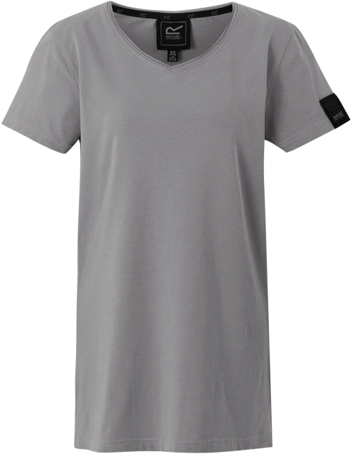 Regatta Elkie Damen T-Shirt  dunkelgrau 42 - Damenshirts, -blusen & -pullover