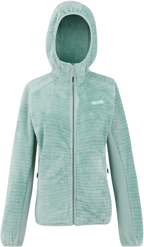 Regatta Endra Damen Fleecejacke mit Kapuze hellblau 36 - Damenjacken