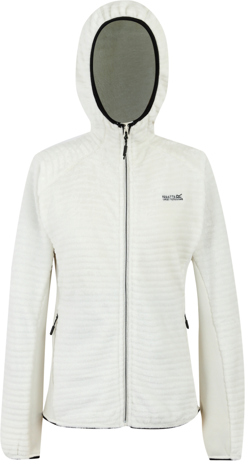 Regatta Endra Damen Fleecejacke mit Kapuze weiß 40 - Damenjacken