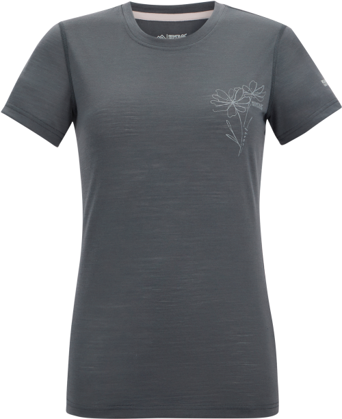 Regatta Escade Damen T-Shirt dunkelgrau 40 - Damenshirts, -blusen & -pullover