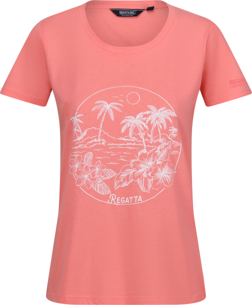 Regatta Filandra VIII Damen T-Shirt melon 44 - Damenshirts, -blusen & -pullover