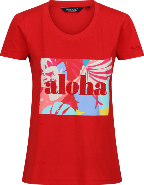 Regatta Filandra VIII Damen T-Shirt rot 40 - Damenshirts, -blusen & -pullover