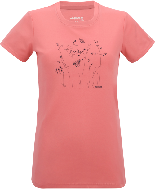 Regatta Fingal Damen Wandershirt melon 40 - Damenshirts, -blusen & -pullover