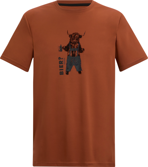 Regatta Fingal Slogan Herren Funktionsshirt orange XL - Herrenshirts, -hemden & -pullover