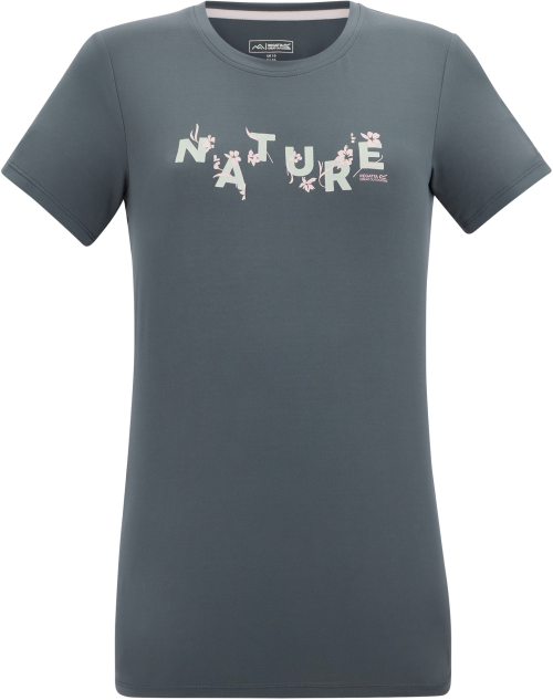 Regatta Fingal Stretch Damen Funktionsshirt dunkelgrau 44 - Damenshirts, -blusen & -pullover