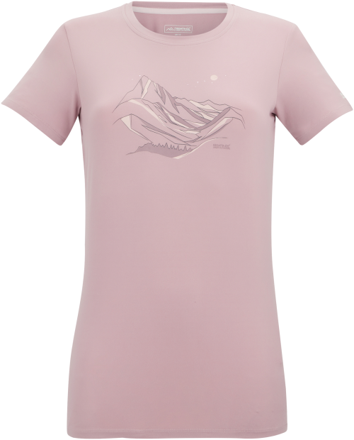 Regatta Fingal Stretch Damen Funktionsshirt rosa 50 - Damenshirts, -blusen & -pullover