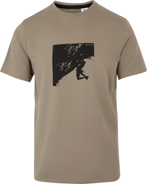 Regatta Fingal Stretch Herren T-Shirt hellbraun 5XL - Herrenshirts, -hemden & -pullover