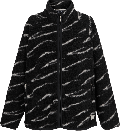 Regatta Frankie Borg Damen Fleecejacke schwarz 46 - Damenjacken