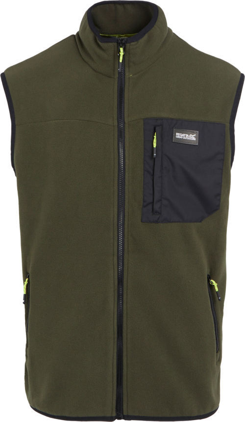 Regatta Frankie Fleece Herrenweste olive XL - Herrenjacken
