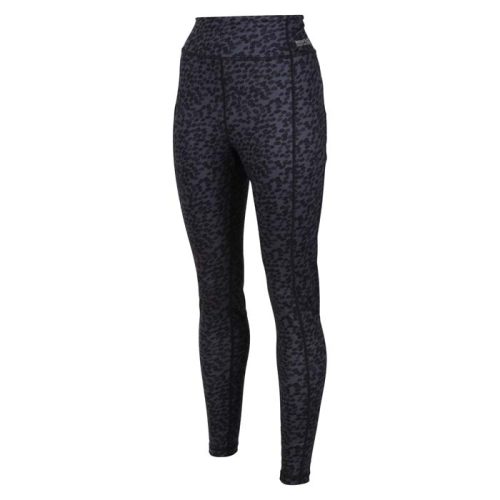 Regatta Holeen II Damen Legging seal grey print dunkelgrau 36 - Damenhosen, -röcke & -kleider