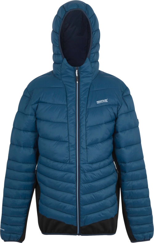 Regatta Hooded Leedre Hybrid Herren Outdoorjacke dunkelblau XL - Herrenjacken