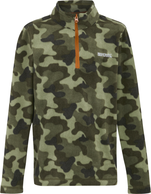 Regatta Hot Shot II Kinder Fleecepullover dunkelgrün 116 - Kinder T-Shirts & -hemden