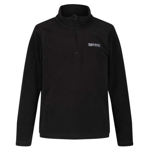 Regatta Hot Shot II Kinder Fleecepullover schwarz 176 - Kinder T-Shirts & -hemden