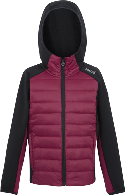 Regatta Kielder IX Kinder Hybridjacke dunkelrot 140 - Kinderjacken
