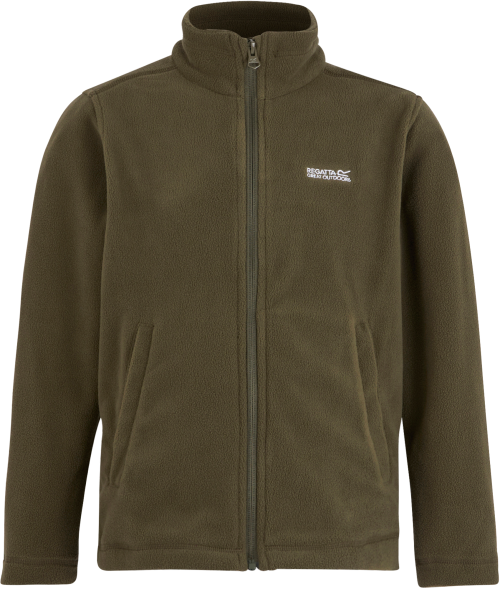 Regatta King II Kinder Fleecejacke  dunkelgrün 152 - Kinderjacken