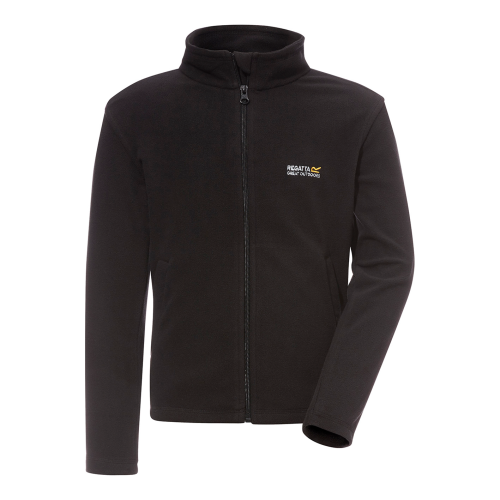 Regatta King II Kinder Fleecejacke schwarz 128 - Kinderjacken