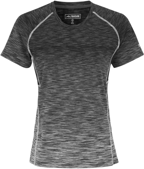 Regatta Laxley II Damen T-Shirt schwarz 40 - Damenshirts, -blusen & -pullover