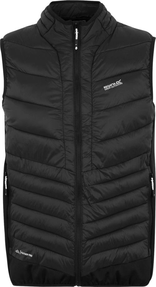 Regatta Leedre Hybrid B/W Herrenweste schwarz XXL - Herrenjacken