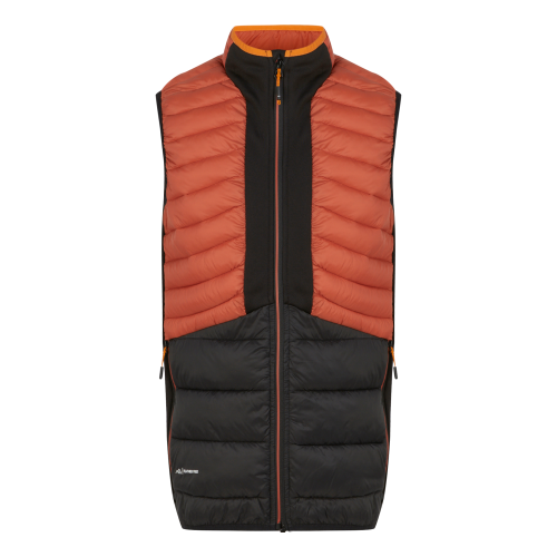 Regatta Leedre Hybrid B/W Hybrid Herrenweste dunkelrot L - Herrenjacken